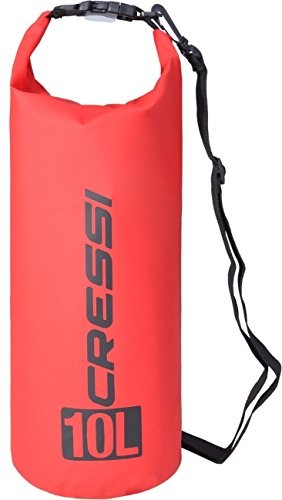 Cressi Dry Bag  wodoszczelna kieszenie z długą szyjką z regulowanym paskiem na ramię  Jazda na łodzi do nurkowania, pływania, surfowania, nurkowania,, wędkowanie, rafting, pływanie, camping i snowboar XUA928110