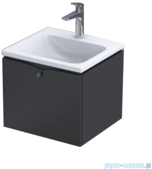 Oristo Siena szafka podumywalkowa wisząca 50x50x46 czarny mat OR45-SD1S-50-8 |