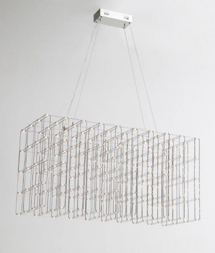 Milagro Lampa wisząca CONSTELLAR - LED, stal szczotkowana MD7028-1200