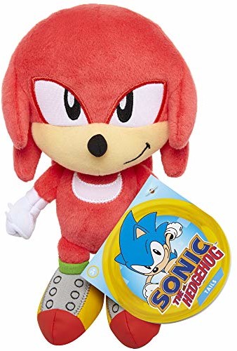 Jakks Pacific 401644-PB Sonic The Hedgehog pluszowa figurka kostek, wiele 401644-24PB