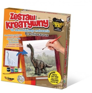 Mirage Hobby Zestaw Kreatywny do malowania Dino.Brachiosaurus