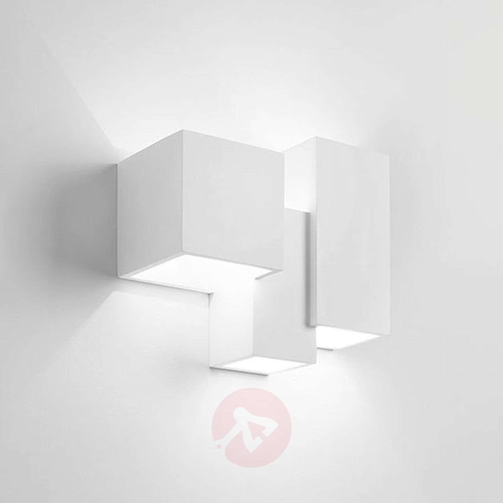 Sforzin Lampa ścienna Heraea z gipsu 3-punktowa