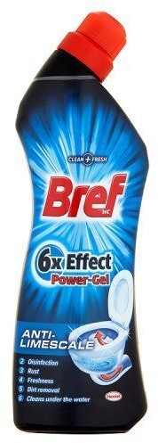Henkel Żel do toalet Bref WC 6x Effect Power Gel Anti-limescale 750 ml