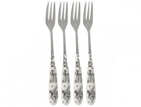 Creative Tops WIDELCZYKI DO CIAST - V&A Alicja w Krainie Czarów - KOMPLET 4 SZT. 5227081