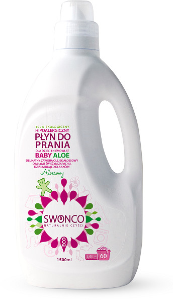 BioLife Swonco Swonco Baby Aloe Płyn do prania dla dzieci i niemowląt 1500 ml SWO334