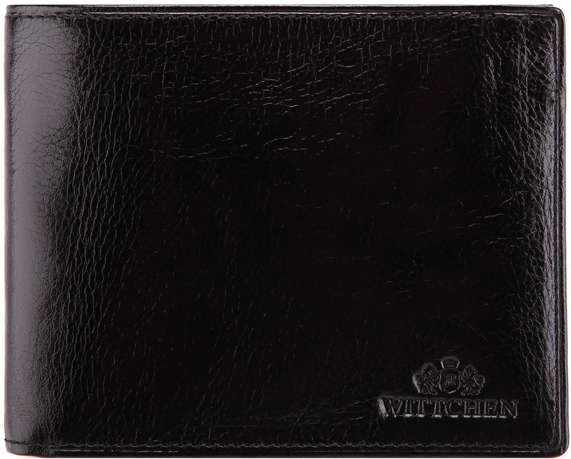Wittchen Męski portfel ze skóry z rozkładanym panelem 21-1-040-10