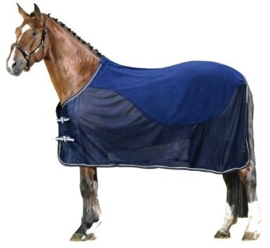PFIFF Koc na muchy z wkładem polarowym, 125cm, niebieski