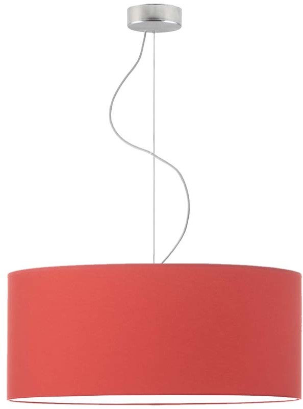 LYSNE Lampa wisząca z regulacją wysokości HAJFA fi - 60 cm - kolor czerwony 14529/79 - kolor czerwony