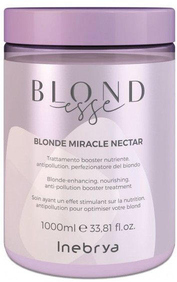 Inebrya Blondesse blonde miracle nectar odżywcza kuracja do włosów blond 1000ml