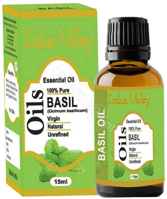 INDUS VALLEY Indus Valley olejek eteryczny z bazylii 15 ml