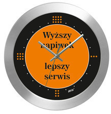 Atrix Zegar aluminiowy Lepszy Serwis AL2412NAP