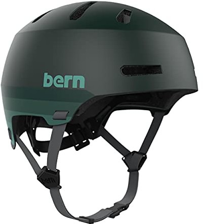 Bern Macon 2.0 kask rowerowy, mieszany, retro las zielony, duży BM17E20RFG3