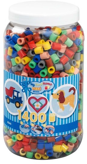 Hama Ironing beads Maxi in Pot-Mix (069) 1400st. 8543