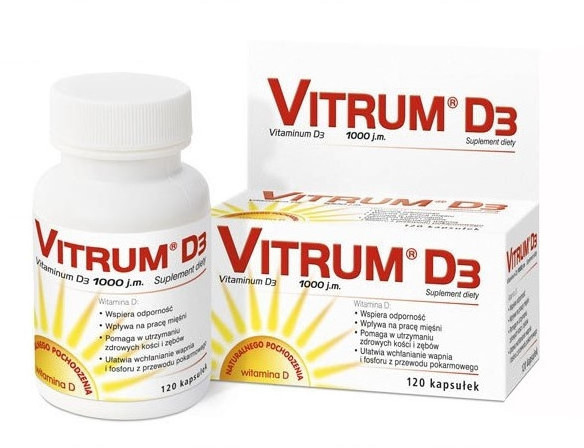 Unipharm Vitrum D3 Forte 0,05mg 120 kapsułek Takeda 8969022