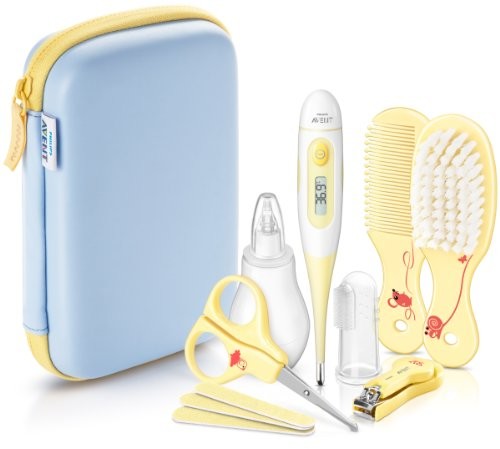 Philips Avent Philips AVENT SCH400/00 zestaw do pielęgnacji niemowląt wraz ze wszystkimi artykułami pielęgnacyjnymi  żółty