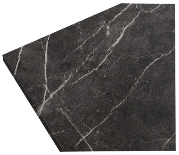 Biuro Styl Blat laminowany 60 x 2 8 x 305 cm marmur dione 735W