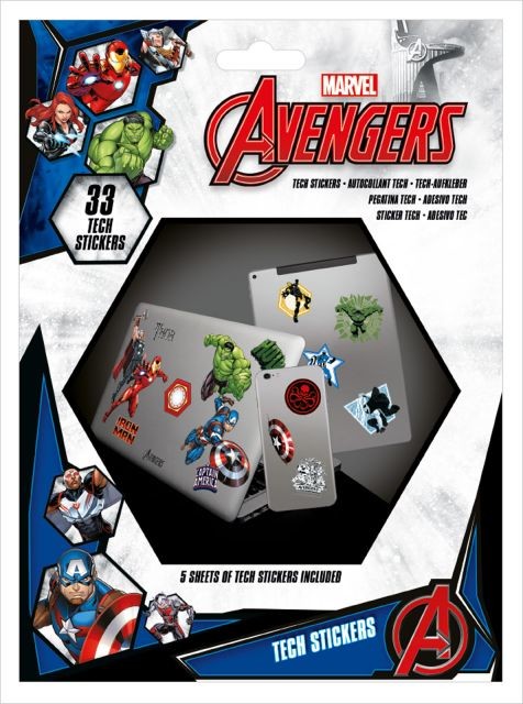 Pyramid Posters Avengers Heroes - naklejki na laptopa TS7404