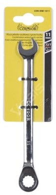 Condor Klucz płasko-oczkowy z grzechotką 11mm 1szt