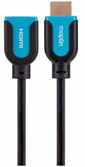 Maplin MAPLIN Premium HDMI A męski na HDMI A żeński przedłużacz 0,75 m MAVHDA03-007