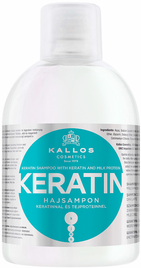 Kallos Cosmetics Keratin szampon keratynowy 1000ml