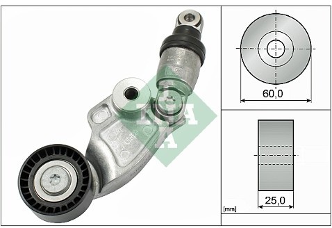 INA Napinacz paska klinowego wielorowkowego 533 0128 10