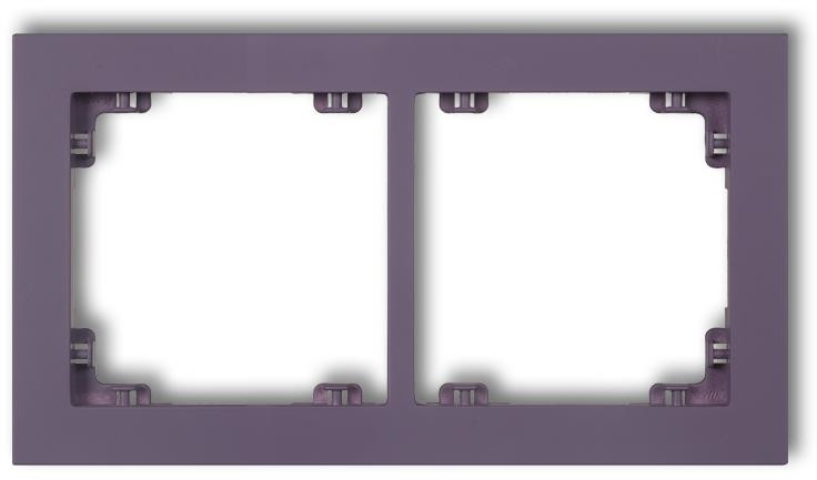 Karlik Deco wrzosowy ramka 2-krotna 50DR-2 50DR-2