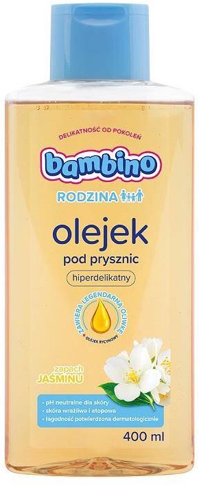 Bambino Rodzina olejek pod prysznic hiperdelikatny Jaśmin 400ml 92110-uniw