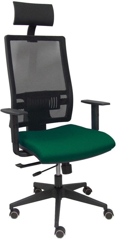 P&C Emaga Krzesło Biurowe z Zagłówkiem P&C Horna Traslack bali Kolor Zielony Ciemny S5703780