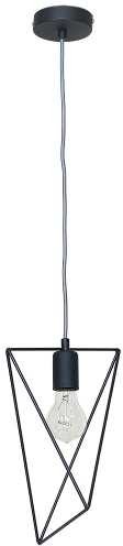 Luminex Lampa wisząca zwis żyrandol Ibor 1x60W E27 czarny 3207
