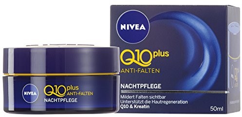 Nivea Q10 plus przeciwzmarszczkowy krem na noc; pojemność 50 ml. 81289