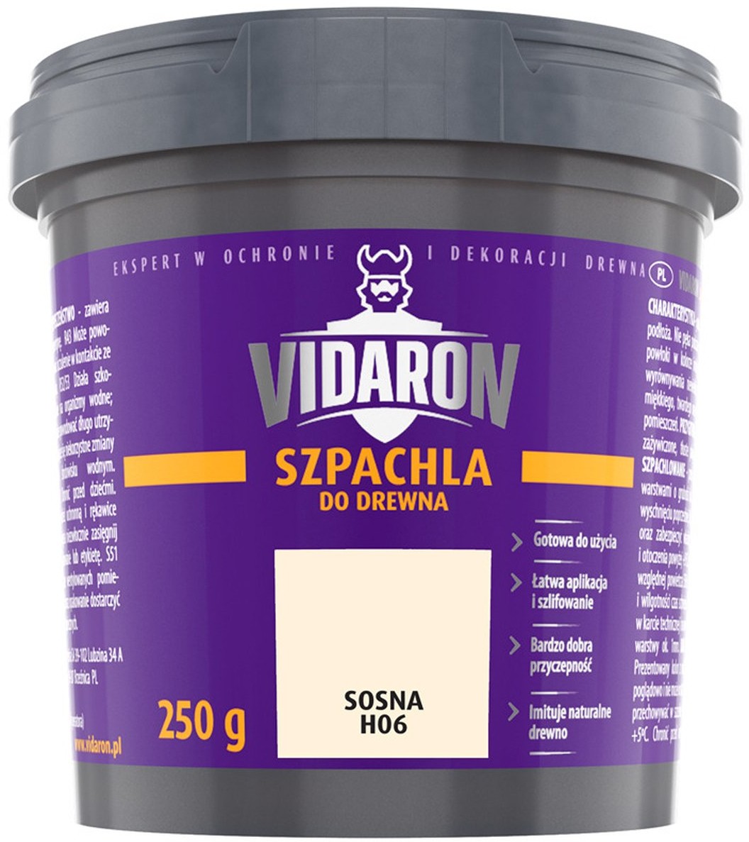 Vidaron Vidaron Szpachla do drewna sosna 250 g