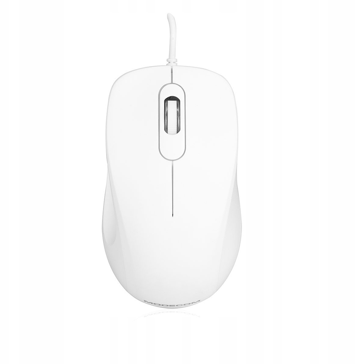 Modecom M10 Biała Przewodowa Mysz Optyczna