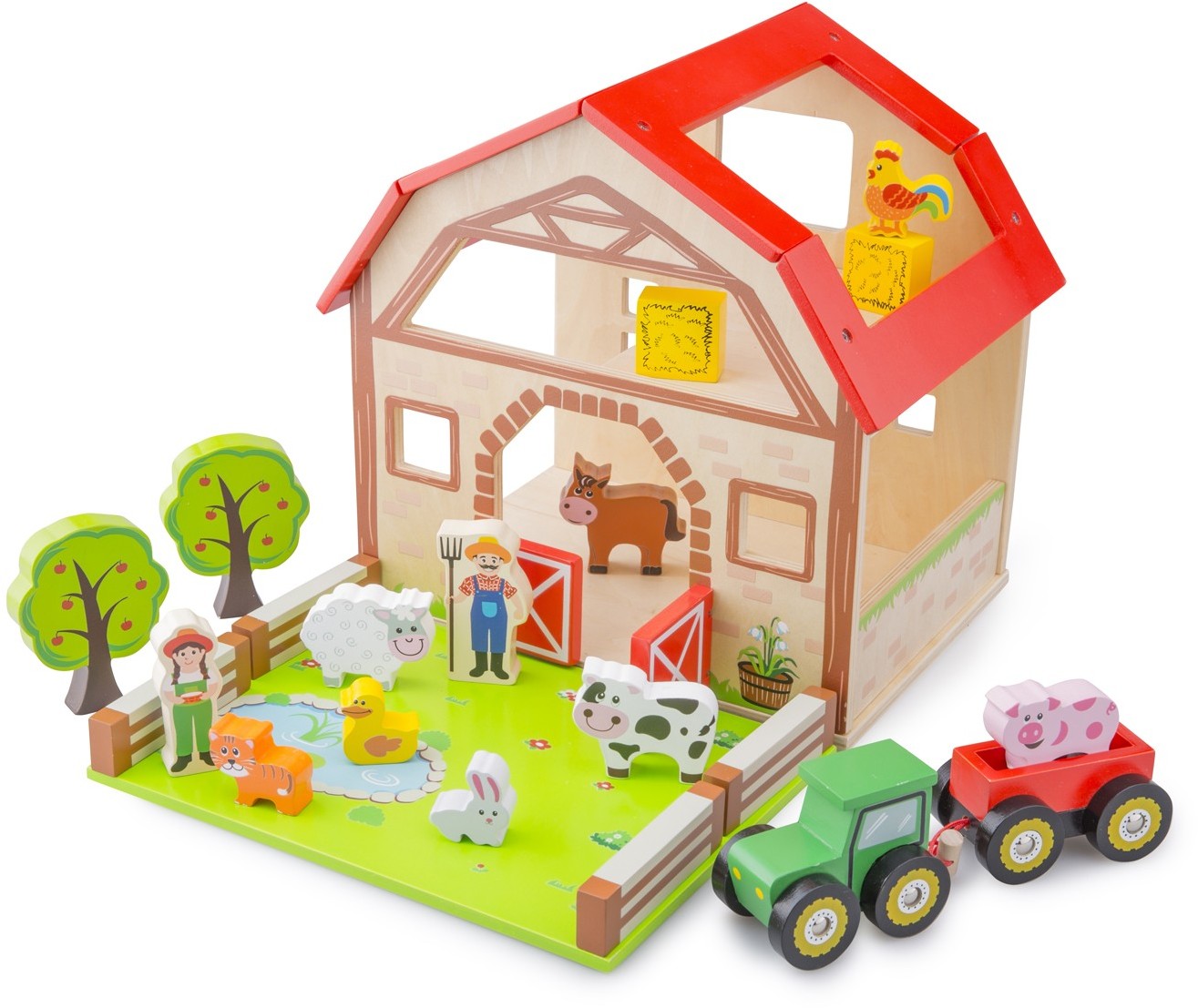 New Classic Toys New Classic Toys Zestaw drewniana farma