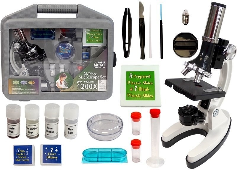 Mikroskop Dziecięcy w Walizce 28 elementów  5427