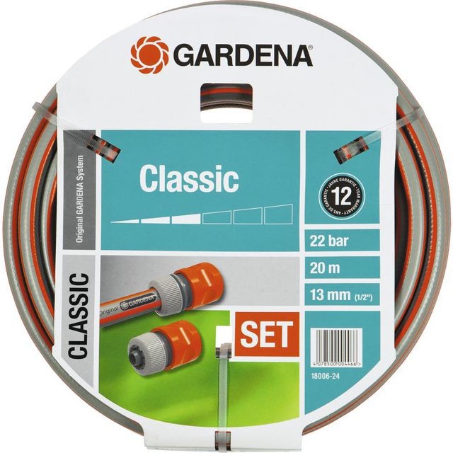 Gardena Wąż ogrodowy z armaturą CLASSIC 13 mm (1/2
