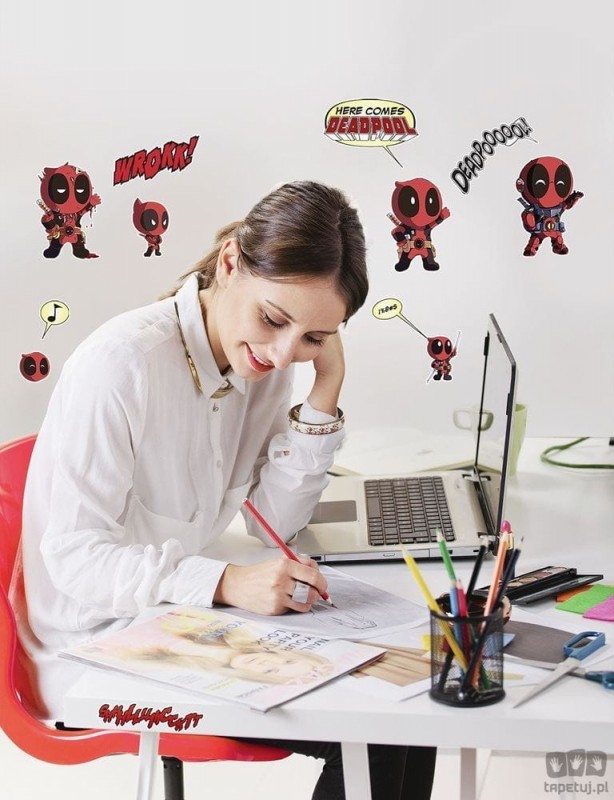 Komar Naklejki ścienne Deadpool Cute 14072h 14072h