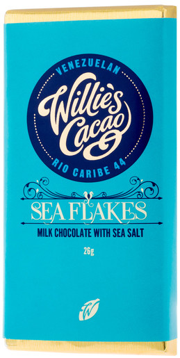 Willie's Cacao Willies Cacao Willies Cacao Czekolada z solą morską Sea Flake 26g WC306