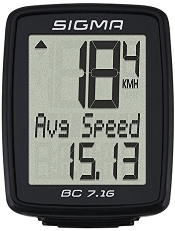 Sigma Sport BC 7.16 licznik komputerowy, czarny, jeden rozmiar 07160