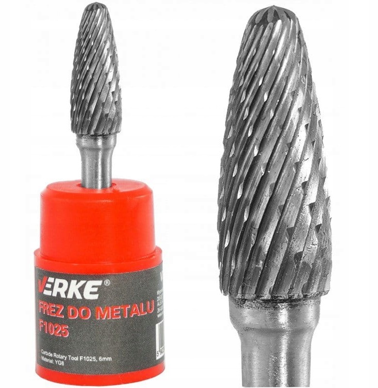 Frez Pilnik Do Metalu Węglik Wolframu F1025 Verke