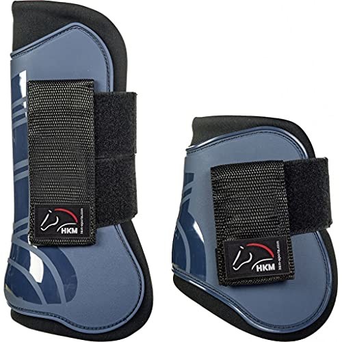 HKM SPORTS EQUIPMENT 91996991.0621 nakładki na zapałki, zestaw 4 szt, Genua, granatowy/czarny 9199-6991-0621
