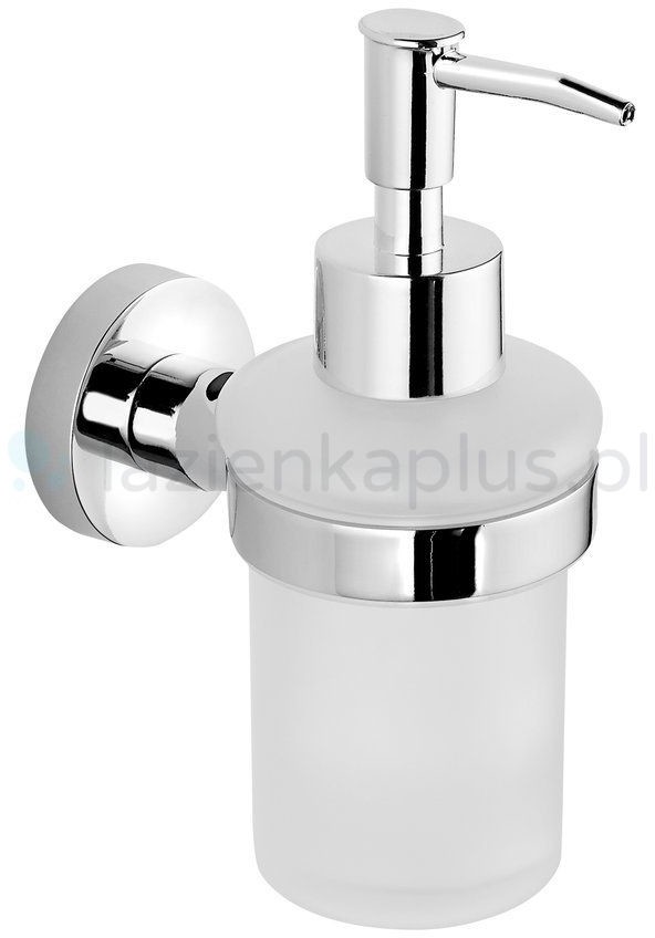 Aqualine Aqualine Samba dozownik do mydła chrom szkło SB119