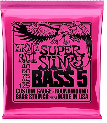 Ernie Ball Slinky EB2824, 040-125 struny e-Bass P02824