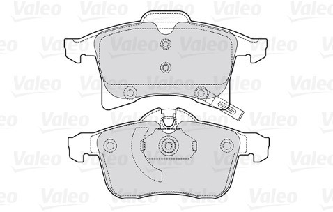 VALEO Klocki hamulcowe - komplet 301860