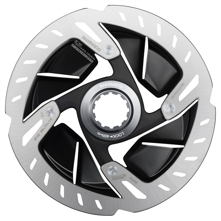 Shimano Tarcza hamulcowa SM-RT900 srebrny / Mocowanie tarczy: centerlock / Rozmiar: 140 mm ISMRT900SS
