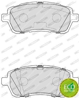 FERODO (FEDERAL-MOGUL) Zestaw klocków hamulcowych, hamulce tarczowe (FEDERAL-MOGUL) FDB4179