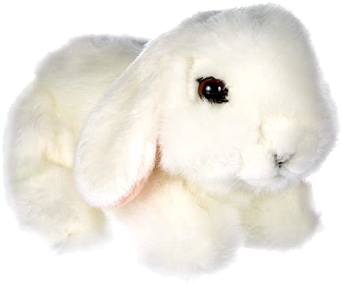 Living Nature Living Nature Miękka zabawka - mały biały królik z uszami (16 cm) AN382