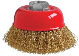 Modeco Szczotka tarczowa do szlifierki kątowej mosiądzowana o średnicy 100mm marki Expert MN-69-165 4940
