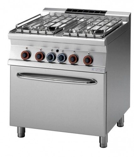 RM Gastro Kuchnia gazowa z piek gazowym CF4 78 G/P CF4-78-G/P