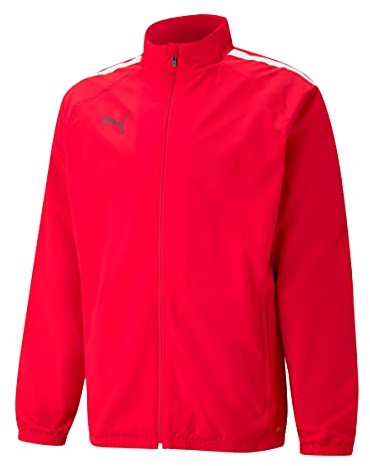 Puma Męska bluza Teamliga Sideline Red White S 657259