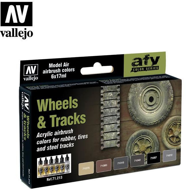 Vallejo Model Air Zestaw 6 farb - Wheels & Tracks Vallejo 71213